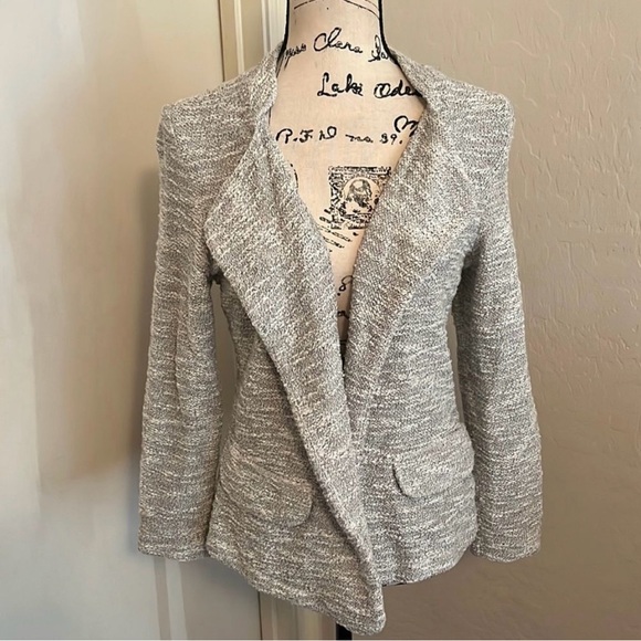 Anthropologie Saturday Sunday Gray Sera Blazer Jacket - Picture 6 of 6